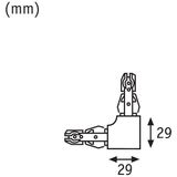 URail - Verbindingsdeel - Systeemdeel - Voor 230 Volt Railsysteem