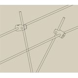 Paulmann - 978019 - Kabelblok - Chroom - Set van 2 Stuks