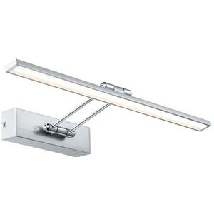 Paulmann 99895 LED schilderijlamp Galeria kastlamp Assistent II incl. 1x7 watt schilderijverlichting nikkel geborsteld, chroom metaal 2700 K