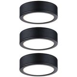 Paulmann Pukk - LED Onderbouwverlichting - Zwart - Set van 3