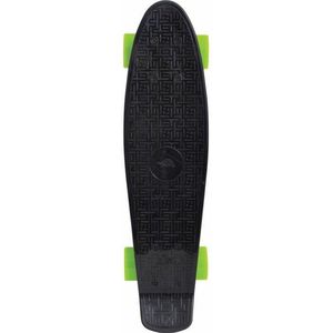 SCHILDKROT - Retro Native Zwart Skateboard - 56 x 14 - Zwart