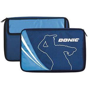 Donic-Schildkröt Afdekking voor tafeltennisbatjes, Legends, accessoirevak, blauw, 818540