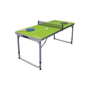 Schildkröt 838580 Tafeltennistafel, draagbaar en opvouwbaar, 120 x 60 x 70 cm, aluminium koffer met handgrepen en net, voor alle binnen- en buitenactiviteiten, 838580