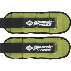 Schildkröt fitness gewichtsmanchet, 2x 0,5 kg, groen, in draagtas, 960001