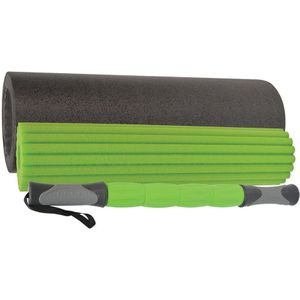 Schildkröt - Set van 3-in-1 Massage Rollers - Grijs - Fascia Set