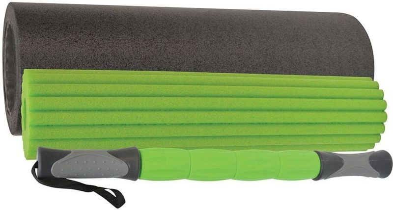 Schildkröt - Set van 3-in-1 Massage Rollers - Grijs - Fascia Set