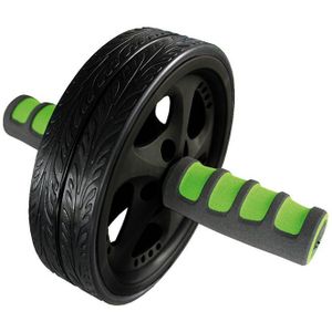 Schildkröt Fitness Buikspierwiel - PVC/Staal- Groen/Zwart