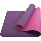 Schildkröt Fitness Yogamat, 4 mm, tweekleurig, in één draagtas, paars/roze. 960069
