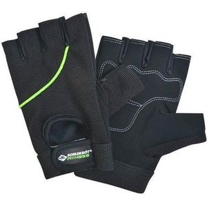 Schildkröt Fitness Fitness Handschoenen Classic, keuze uit verschillende maten (S-M/L-XL), zwart-groen, 960152