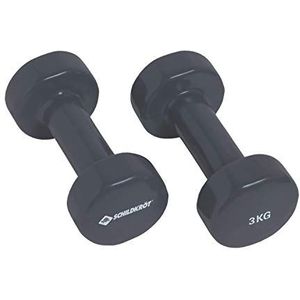 Schildkröt Fitness Vinyl Hantel Set (grijs)