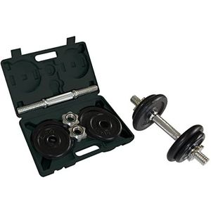 Halterset - SCHILDKROT - 10 Kg - Zwart - Volwassene - Complete lichaamstrainingset