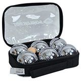 Schildkröt Boccia, Set van petanque, 2 x 3 stalen ballen, 1 x doelbal met afstandsmeter, in hersluitbare transporttas, 970008