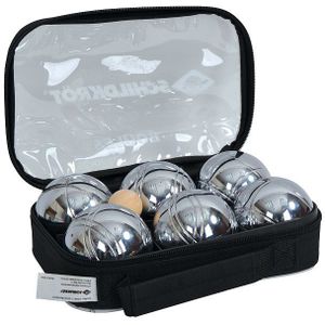 SCHILDKRÖT® Bolen / Boccia / Petanque Set Staal