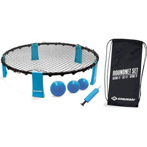 Schildkröt Funsports Roundnet Set - Spikebal - 90 Cm Polyester Blauw/zwart 6-delig