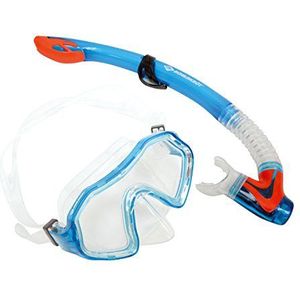 Schildkröt Barados 2-delige snorkelset voor kinderen met ABC snorkel en snorkel van hoogwaardige siliconen, cool design, perfecte pasvorm, SB-blister 940011