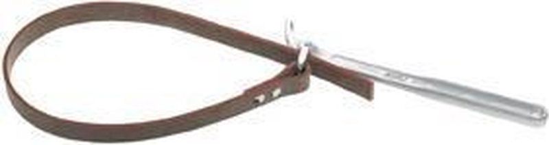 HAZET Universele Bandsleutel - Lichtgrijs - Leren Band - Verchroomd