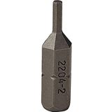 Hazet Schroevendraaier insert (bit) 2204-2 s: 2 mm zeskant massief 6,3 (1/4'')