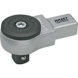 HAZET Insteek-omschakelratel 6406 · 14 x 18 mm insteekvierkant massief · 3/4 inch (20 mm) vierkant massief · Lengte: 101 mm