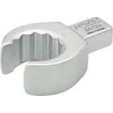 HAZET Insteek-ringsleutel · open 6612C-13 · 9 x 12 mm insteekvierkant massief · Buitentwaalfkant profiel · SW 13 mm