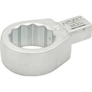 HAZET Insteekringsleutel 6630C-13 · 9 x 12 mm insteekvierkant massief · Buitentwaalfkant tractieprofiel · SW 13 mm