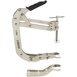 HAZET Klepveerspanners 792-1 - Glansvernikkeld - Lengte 290 mm