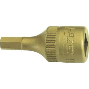 HAZET Dopsleutelbit | 1/4 inch (6,3 mm) vierkant hol | Binnen-zeskant-profiel | SW 3 mm - 8501-3-