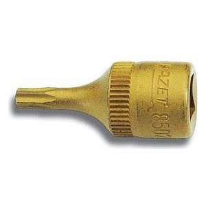 HAZET Dopsleutelbit 8502-T8 · 1/4 inch (6,3 mm) vierkant hol · Binnen-TORX-profiel · SW T8