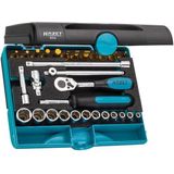 Dopsleutelset 1/4" 854 30-delig HAZET