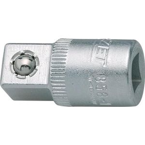 HAZET Vergrotingsstuk 858-1 · 1/4 inch (6,3 mm) vierkant hol · 3/8 inch (10 mm) vierkant massief · Lengte: 26,5 mm