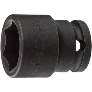 HAZET Krachtdopsleutel 880S-18 · 3/8 inch (10 mm) vierkant hol · Buiten-zeskant-tractieprofiel · SW 18 mm