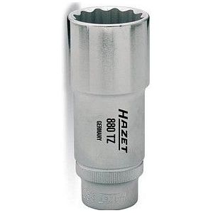 HAZET Dopsleutel 880TZ-17 · 3/8 inch (10 mm) vierkant hol · Buitentwaalfkant tractieprofiel · SW 17 mm