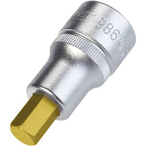 HAZET Dopsleutelbit 986A-3/8 · 1/2 inch (12,5 mm) vierkant hol · Binnen-zeskant-profiel · SW 3/8?