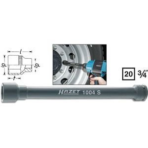 HAZET Krachtdopsleutel 1004S-32 · 3/4 inch (20 mm) vierkant hol · Buiten-zeskant-profiel · SW 32 mm