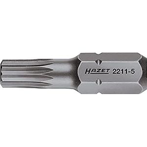 HAZET 2211-5 25 mm M5 intern serratieprofiel XZN Bit - meerkleurig