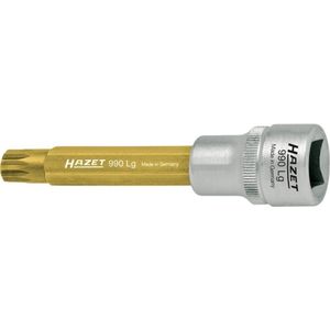 HAZET Dopsleutelbit 990LG-14 - 1/2 inch - Binnenveeltandprofiel XZN - TIN Gecoat