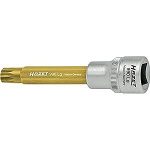 Hazet 990LG schroevendraaier-inzetstuk, s: 10, binnenvierkant 12,5 mm (1/2 inch), binnentand XZN Schlüsselweite: 14 mm kleur