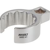 HAZET Ringsleutel - open 848Z-27 - 3/8 inch (10 mm) vierkant hol - Buitentwaalfkant profiel