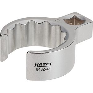HAZET Ringsleutel - open 848Z-27 - 3/8 inch (10 mm) vierkant hol - Buitentwaalfkant profiel