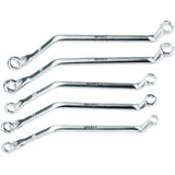 Wurth - Set Remontluchtingssleutels - 5-delig - Chroom-vanadium-staal - Verchroomd