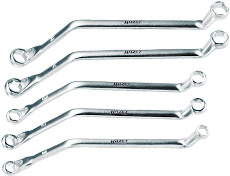 Wurth - Set Remontluchtingssleutels - 5-delig - Chroom-vanadium-staal - Verchroomd