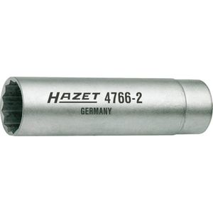 HAZET - Bougiesleutel 4766-2 - 3/8 inch - Buitentwaalfkant profiel - SW 14 mm
