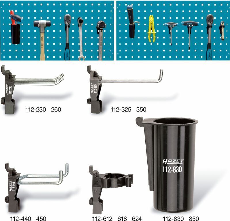 Hazet - 112-230 - Gereedschapshouder - Geschikt voor Geperforeerde Wanden