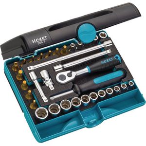 Dopsleutelset 1/4" 854T 33-delig HAZET