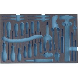 HAZET 2-componenten Zachtschuiminleg - 519 mm x 342 mm - Leeg