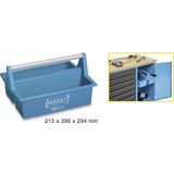 HAZET - Gereedschapskoffer - Blauw - Kunststof - Mobiel en Stapelbaar