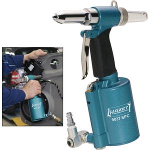 HAZET - 9037SPC - Blindklinknagelpistool - Pneumatisch-Hydraulisch - 4 Mondstukken
