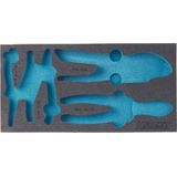 HAZET 2-componenten Zachtschuiminleg - L x B: 342 mm x 172 mm - Leeg