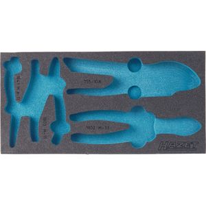 HAZET 2-componenten Zachtschuiminleg - L x B: 342 mm x 172 mm - Leeg