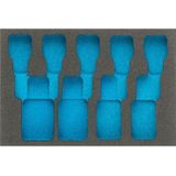 HAZET - 2-componenten Zachtschuiminleg - 172 mm x 114 mm - Hoogwaardig PE-schuim