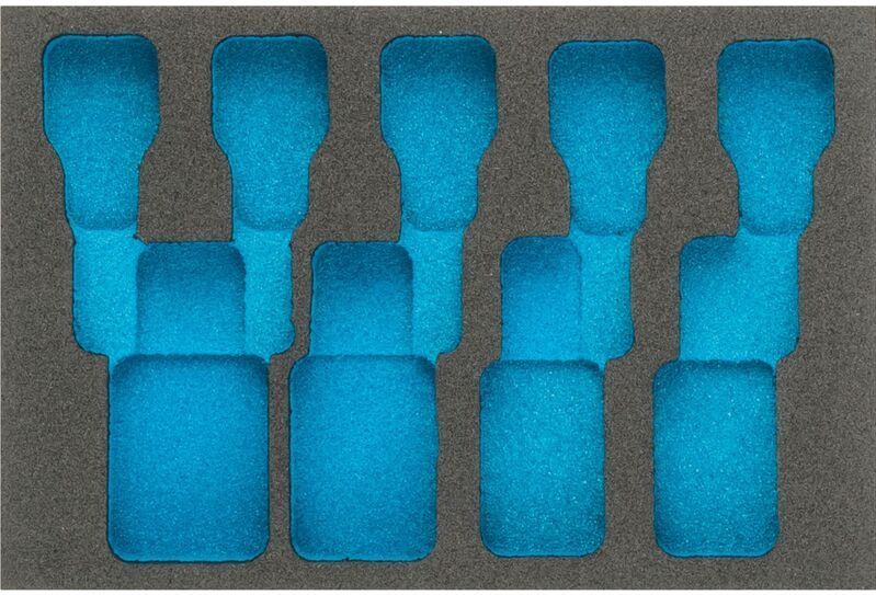 HAZET - 2-componenten Zachtschuiminleg - 172 mm x 114 mm - Hoogwaardig PE-schuim